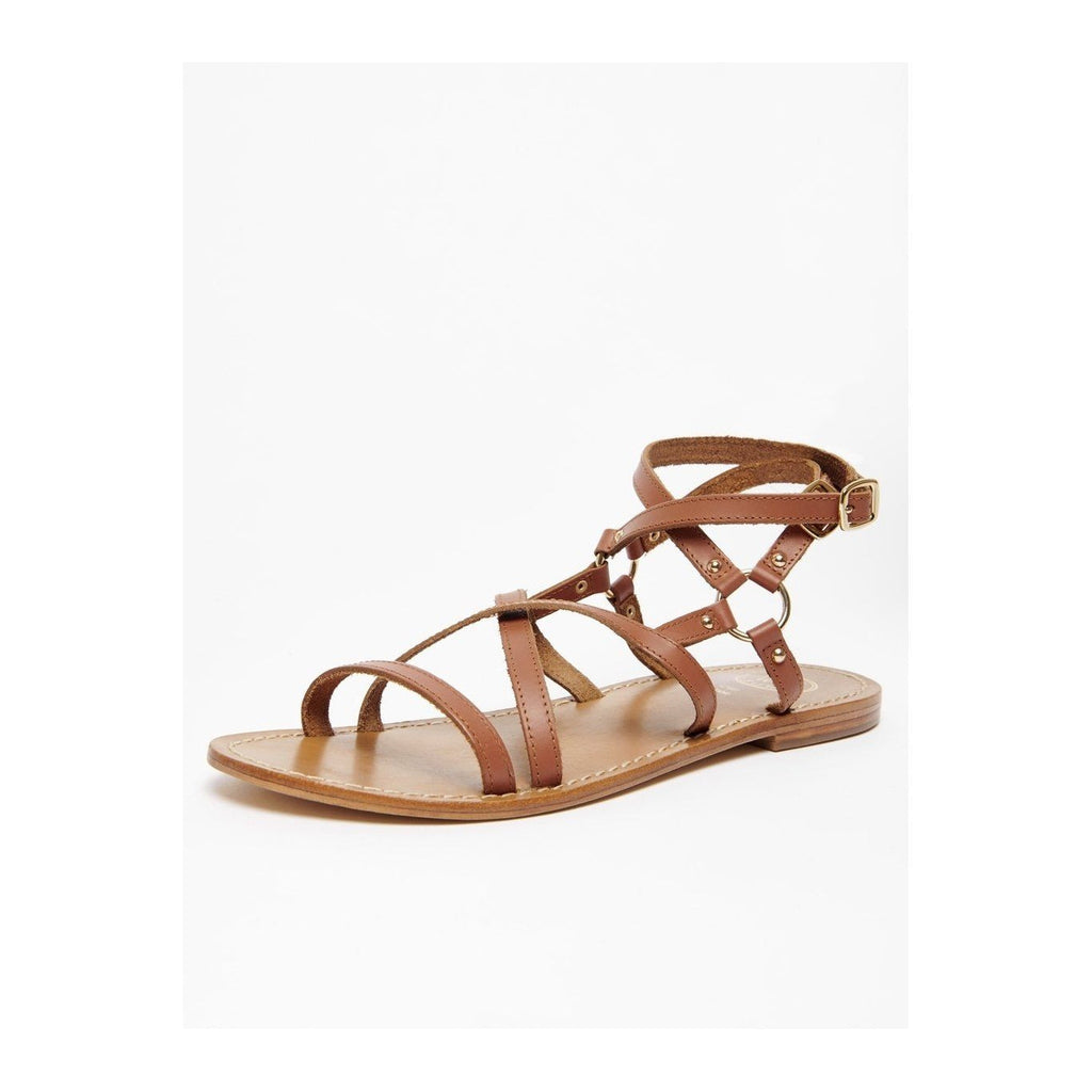 White Sun - Claudina Sandals - Marron Buff - Brown