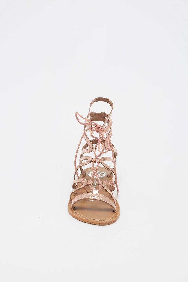 Les Bagatelles - Sandalias Crescent - Pink Gold
