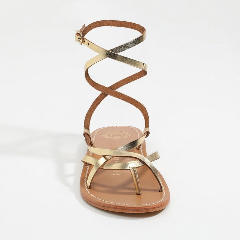 Les Bagatelles - Sandalias Elanie - Oro Oscuro