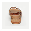 Sol Blanco - Sandalias Eneya - Cabra Estampada Croco Tan - Croco Marrón