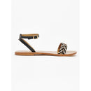 White Sun - Sandalias Gunnera Essential - Negro Y Dorado - Mujer