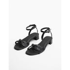 Hachi Heeled Sandals - Black