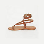 White Sun - Hermance Sandals - Buff Brown - Brown