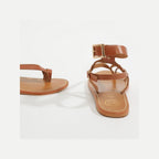 White Sun - Hermance Sandals - Buff Brown - Brown