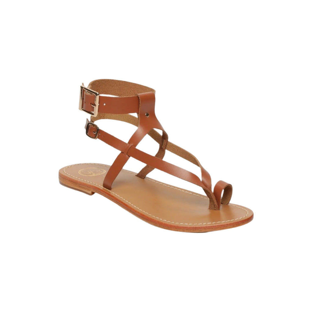 White Sun - Hermance Sandals - Buff Brown - Brown