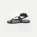 Sol Blanco - Sandalias Hermance - Negro Buff - Negro