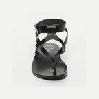 White Sun - Hermance Sandals - Black Buff - Black