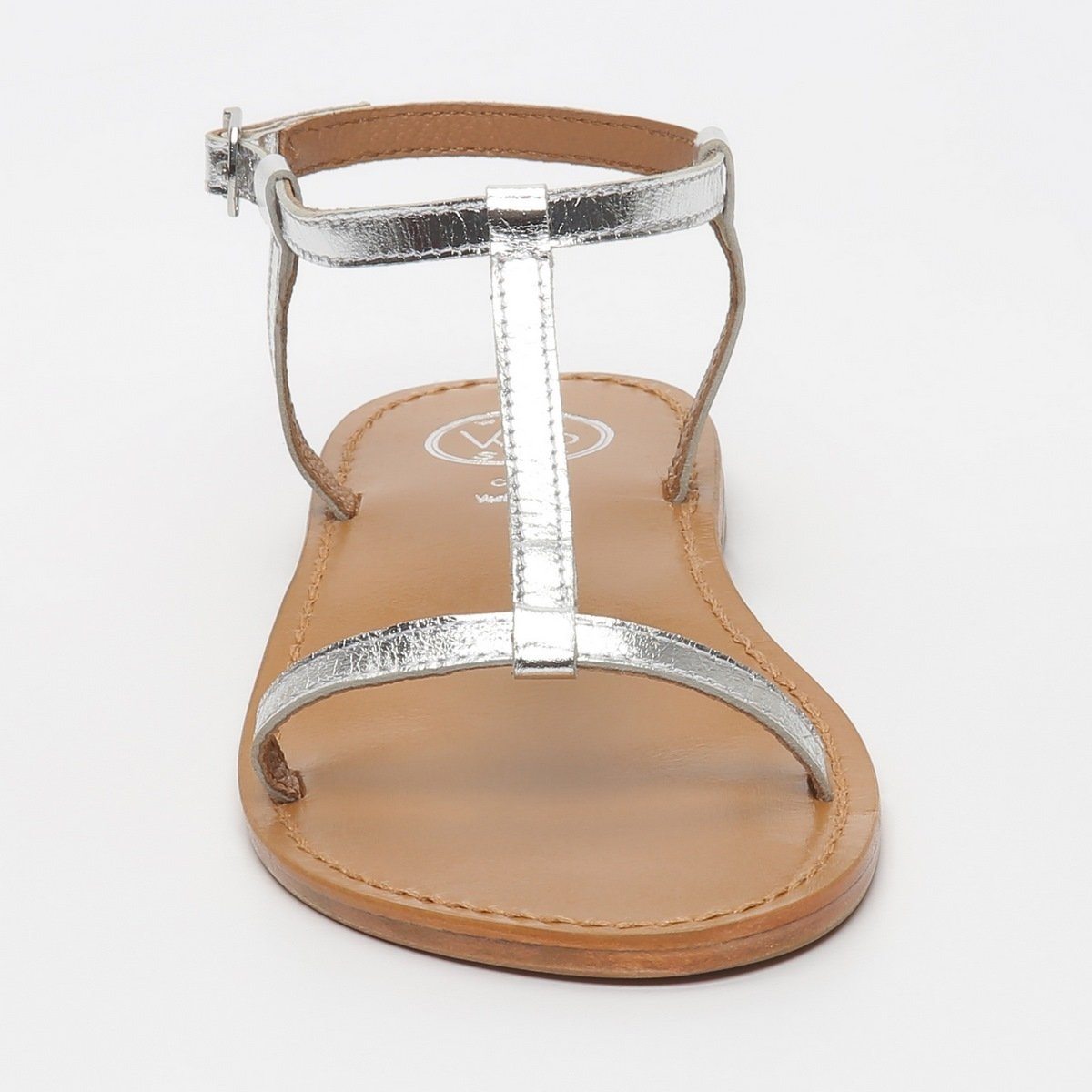 White Sun - Lagorn Sandals - Silver Goat Leather - Silver