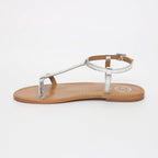 White Sun - Lagorn Sandals - Silver Goat Leather - Silver
