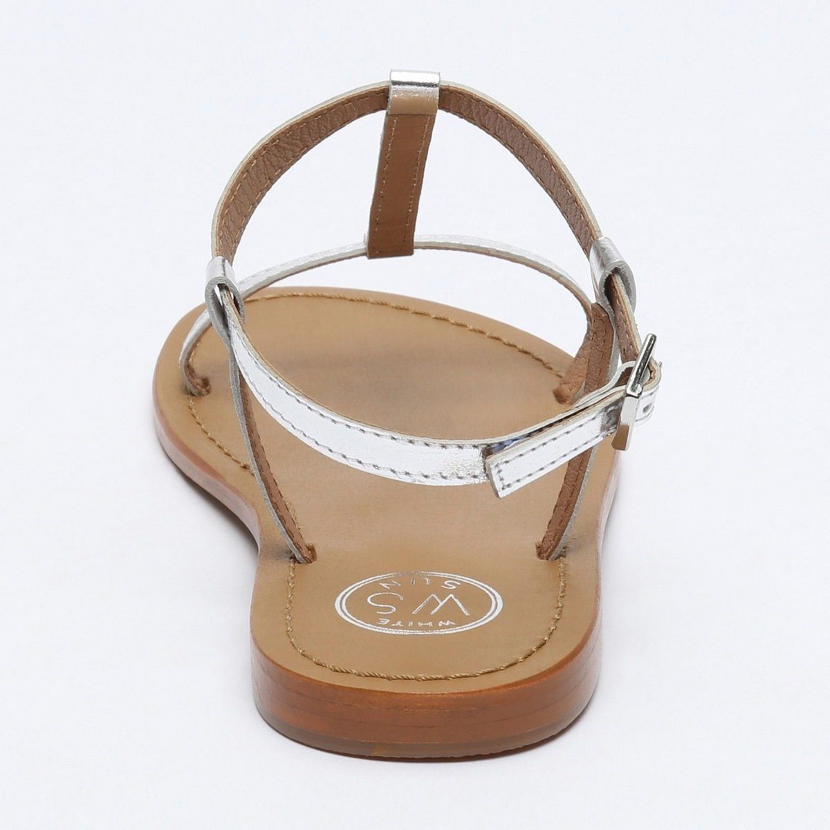 White Sun - Lagorn Sandals - Silver Goat Leather - Silver