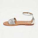 White Sun - Sandales Essentielles Major - Argent - Femme