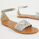 White Sun - Sandales Essentielles Major - Argent - Femme