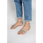 White Sun - Sandalias Major - Goat Gold (Trenzado) - Dorado