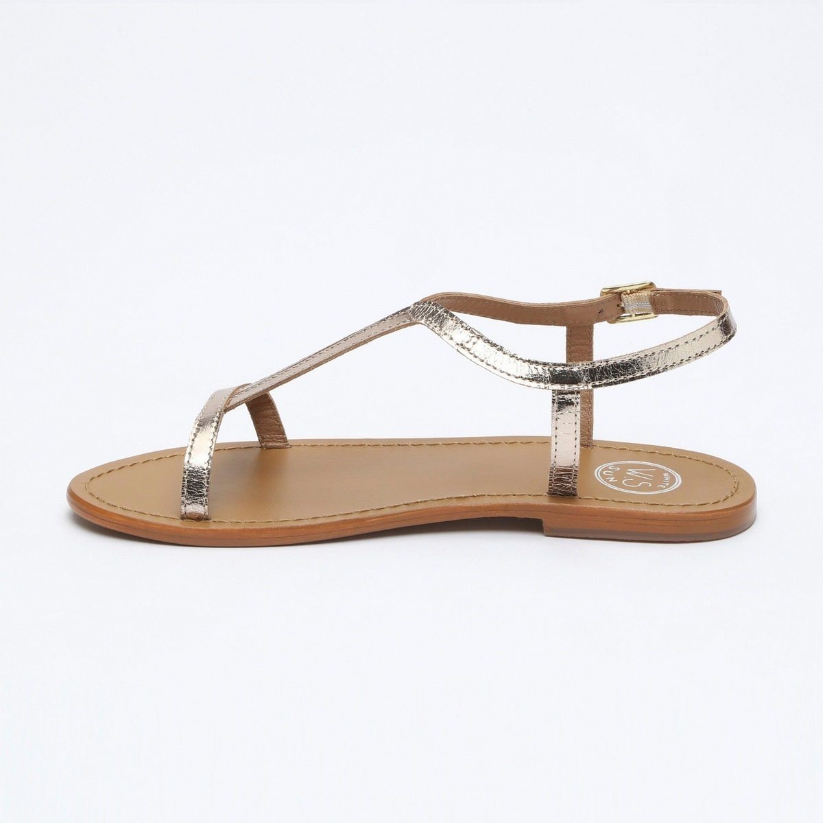 Miramar Sandals - Cow Gold - Gold