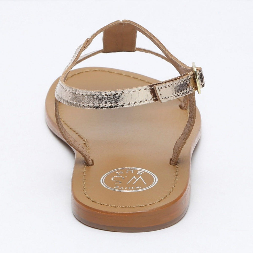 Miramar Sandals - Cow Gold - Gold