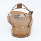 Miramar Sandals - Cow Gold - Gold