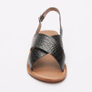 Les Bagatelles - Sandalias Sibella - Croco Negro
