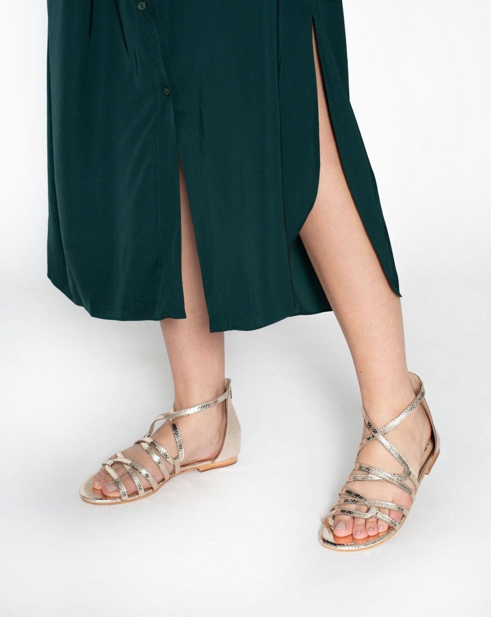 Les Bagatelles - Sandalias esenciales Wematin - Gold