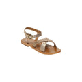 White Sun - Bharti Sandals - Gold Goat Leather - Gold