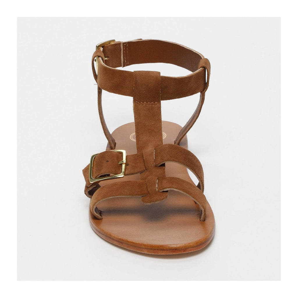 White Sun - Sandalias Damyanti - Ante de cabra camel - Camel