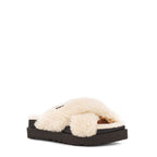 Sandales Fuzz Sugar Cross Slide - Beige - Femme