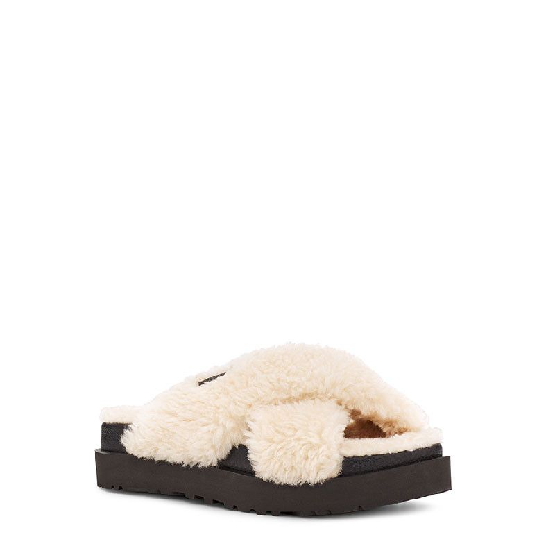 Sandales Fuzz Sugar Cross Slide - Beige - Femme