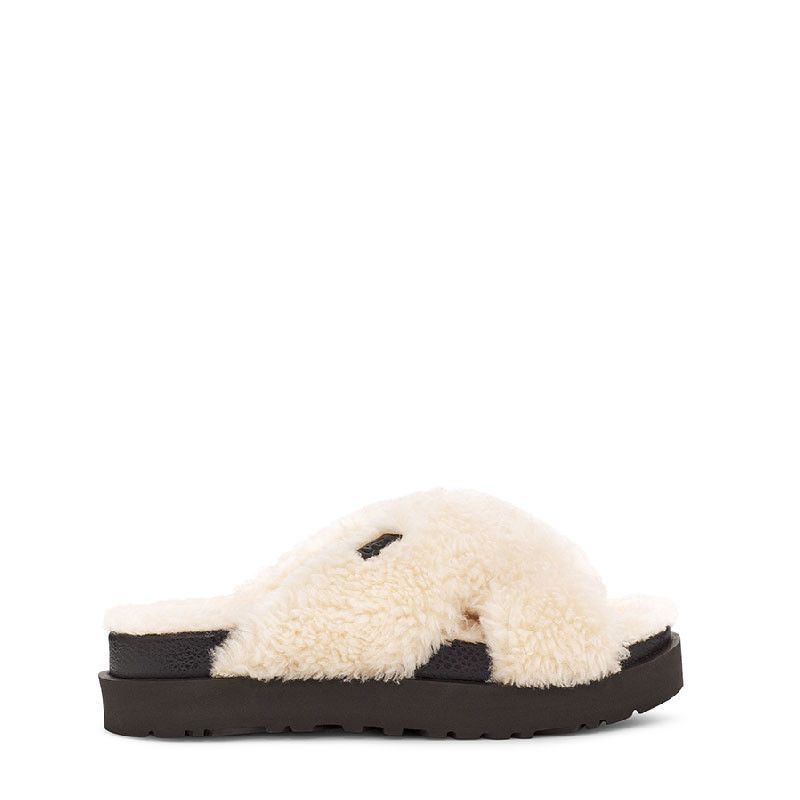 Sandales Fuzz Sugar Cross Slide - Beige - Femme