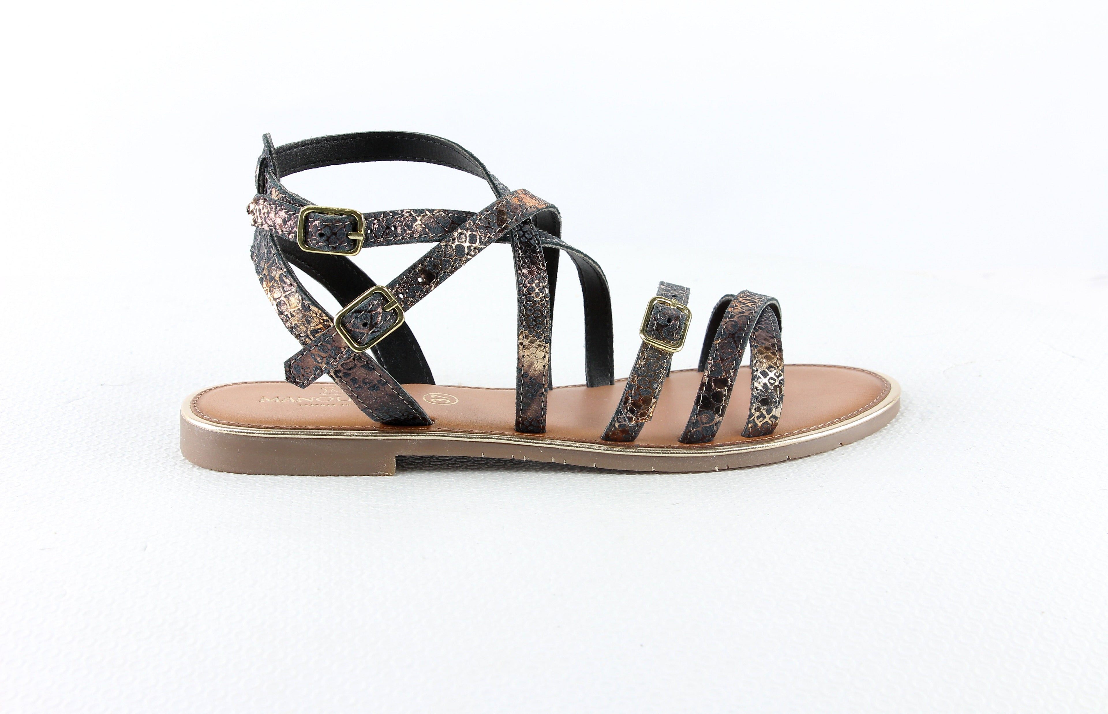 Nalaïm - Gaetan Sandals - Black