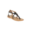 White Sun - Harpa Sandals - Goat Black / Glitter Black - Black