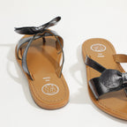 White Sun - Herbita Mules - Goat Black Metallic - Black