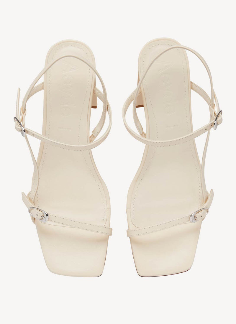 Aeyde - Sandales Hilda En Cuir Nappa - White - Femme