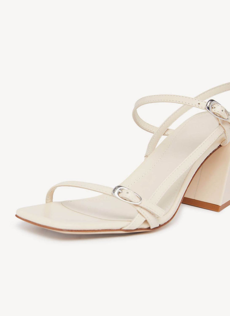 Aeyde - Sandales Hilda En Cuir Nappa - White - Femme