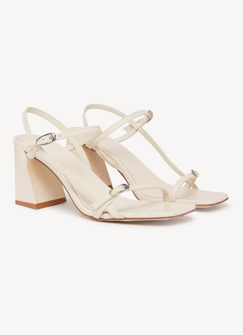 Aeyde - Sandales Hilda En Cuir Nappa - White - Femme