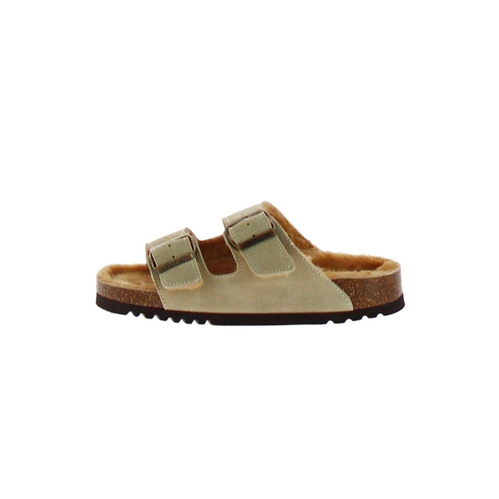 Josephine Suede Bis Sandals - Beige - Women