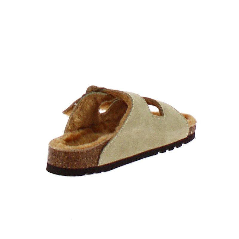 Josephine Suede Bis Sandals - Beige - Women