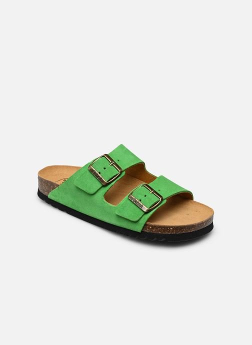 Josephine Suede Sandals - Green - Women