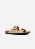 Julien Suede Sandals - Beige - Men