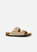 Scholl - Julien Suede Sandals - Beige - Men