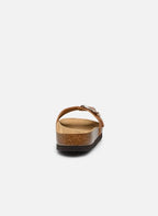 Kathleen Leather Sandals - Brown - Women
