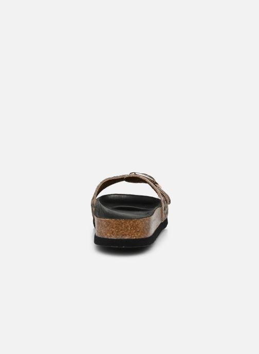 Kathleen Printed Leather Sandals - Brown - Women