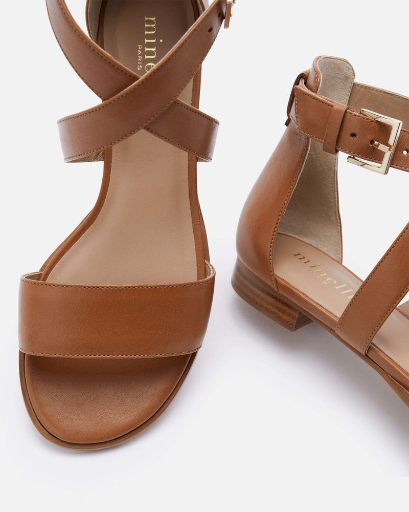 SANDALES KILIA CARAMEL - minelli.fr
