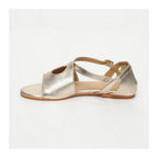 White Sun - Kirby Sandals - Gold Sheep Nappa - Gold