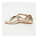 Sol Blanco - Sandalias Kirby - Nappa Oveja Dorada - Dorada