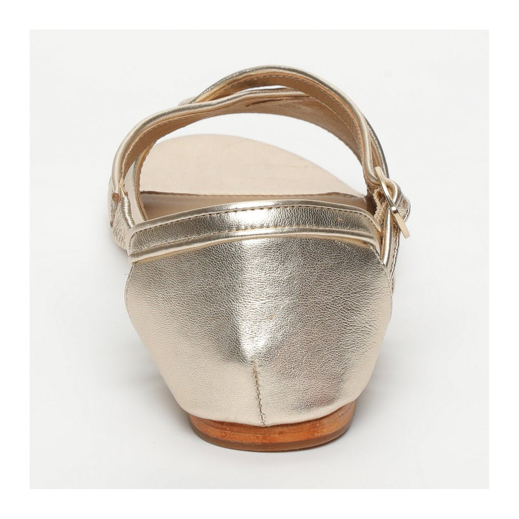 White Sun - Kirby Sandals - Gold Sheep Nappa - Gold