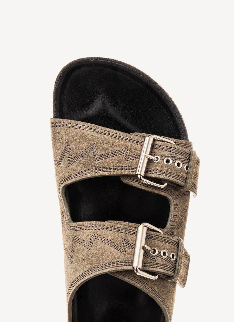 Isabel Marant - Sandales Lekson - Taupe - Homme