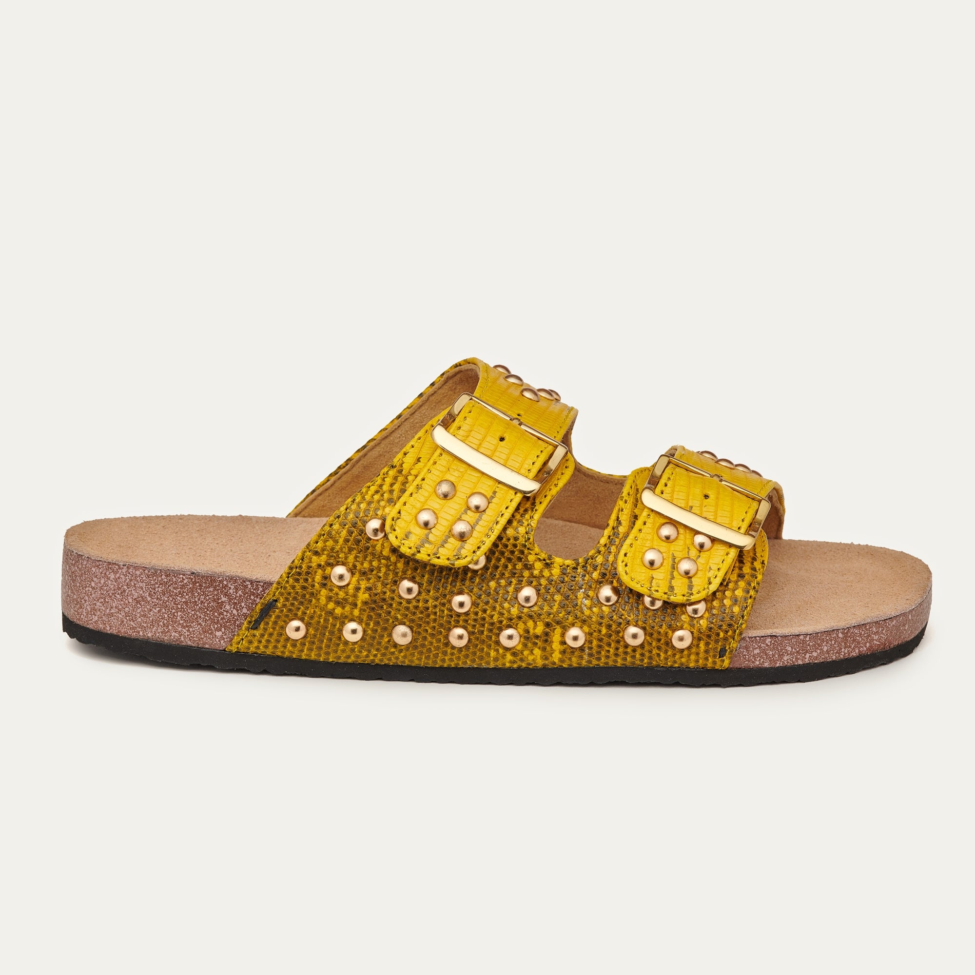 Sandales Lezard Odette Jaunes