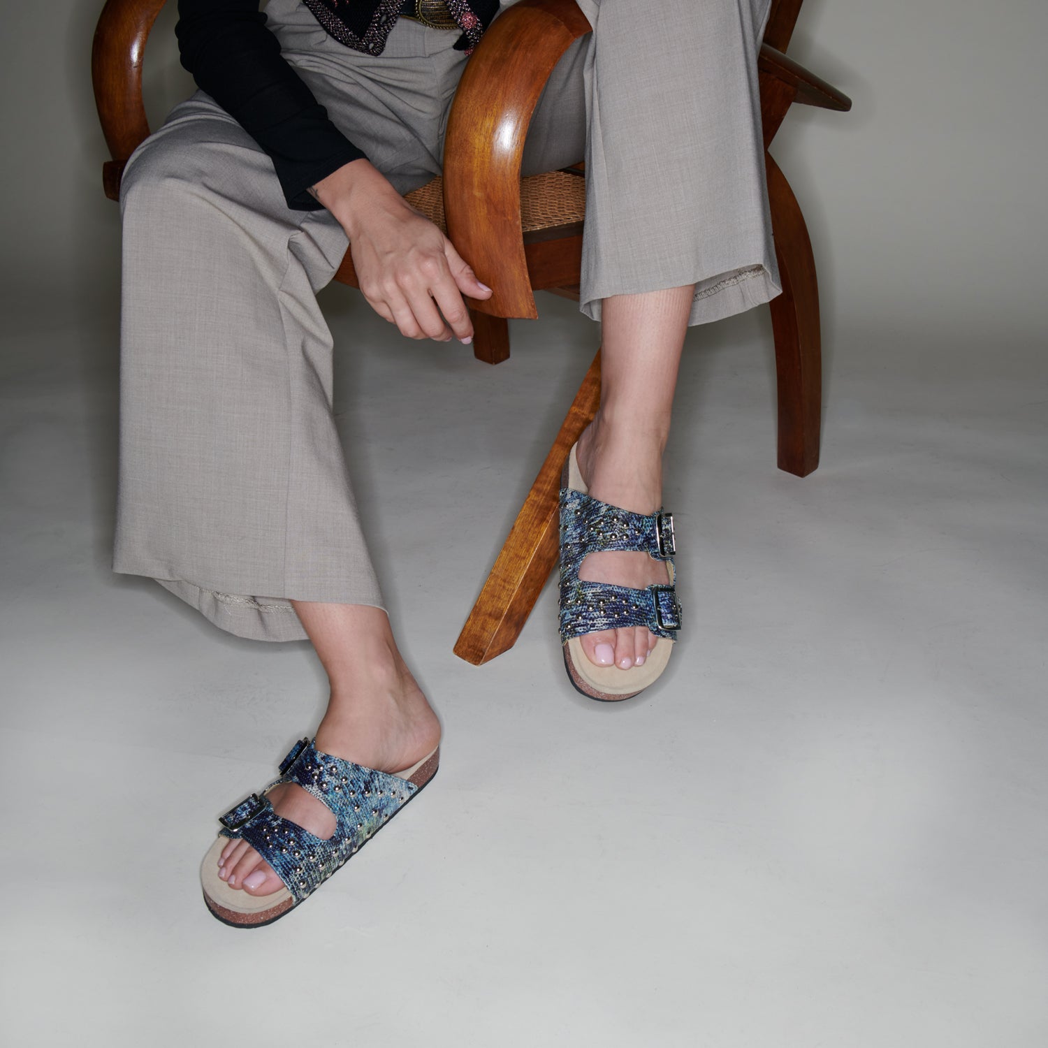 Sandales Lézard Odette Renaissance Camo