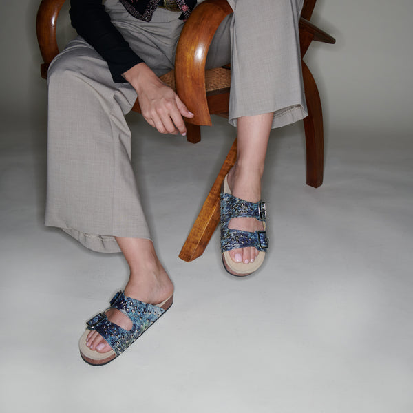 Sandales Lézard Odette Renaissance Camo