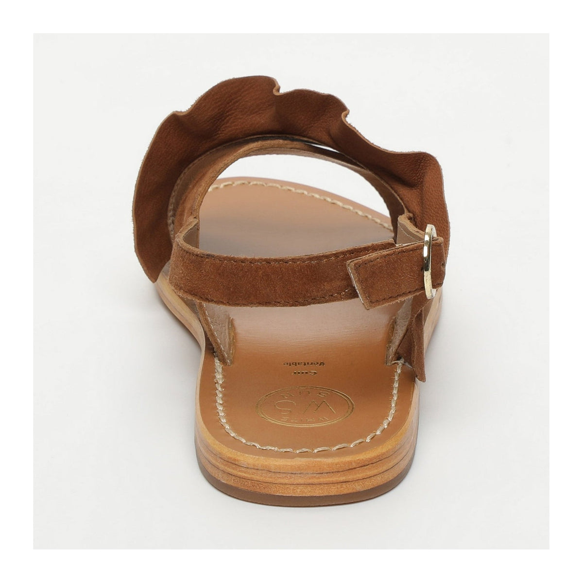 Lilly Sandals - Suede Camel - Camel