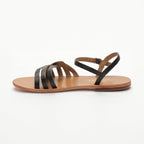 Les Bagatelles - Lydia Black Flat Sandals